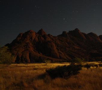 Africa Mountains night