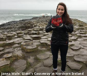 Janna Wale, Giant's Causeway in Northern Ireland