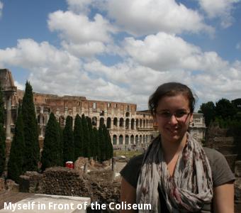 Myself in Front of the Coliseum