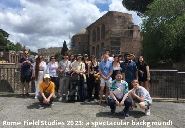 Rome Field Studies 2023: a spectacular background!