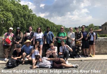 Rome Field Studies 2023: bridge over the River Tiber