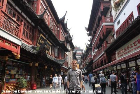 Brendon Dawson, Yuyuan Gardens in central Shanghai